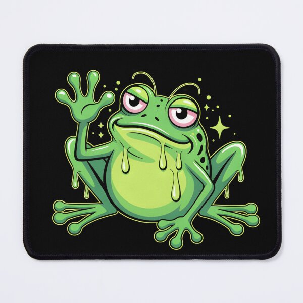 Item preview, Funny Frog Dad Melting Meme – Cute Toad Father Gift, Relatable Frog Dad Energy, Aesthetic Melting Frog Illustration for Amphibian Lovers, Retro Cartoon Frog Dad Shirt and Sticker designed and sold by ZyxDes.