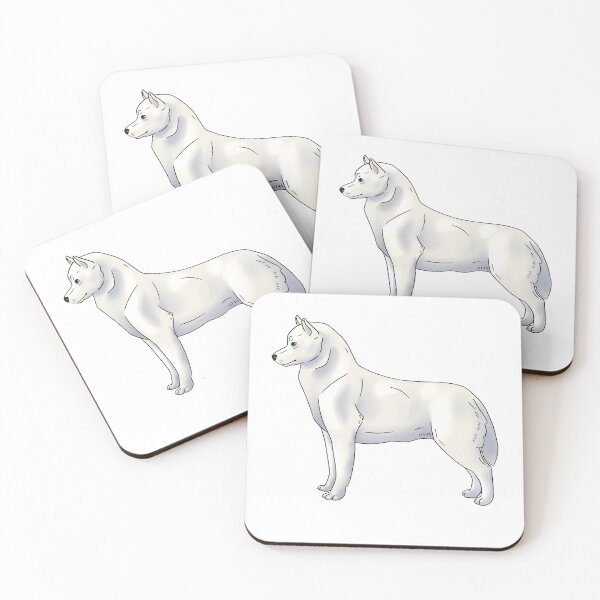 Item preview, Siberian Husky White designed and sold by Pawsome-Doodles.
