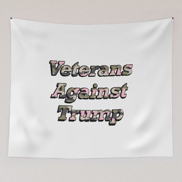 Item preview, Veterans Against Trump - Original Text Print designed and sold by DesignsByADiva.
