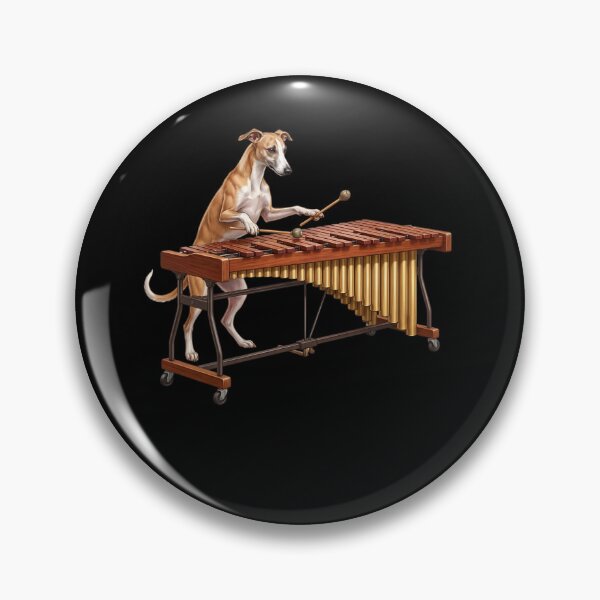 Item preview, Whippet Playing Marimba Player Marimbist Dog Lover designed and sold by TerryConnells.