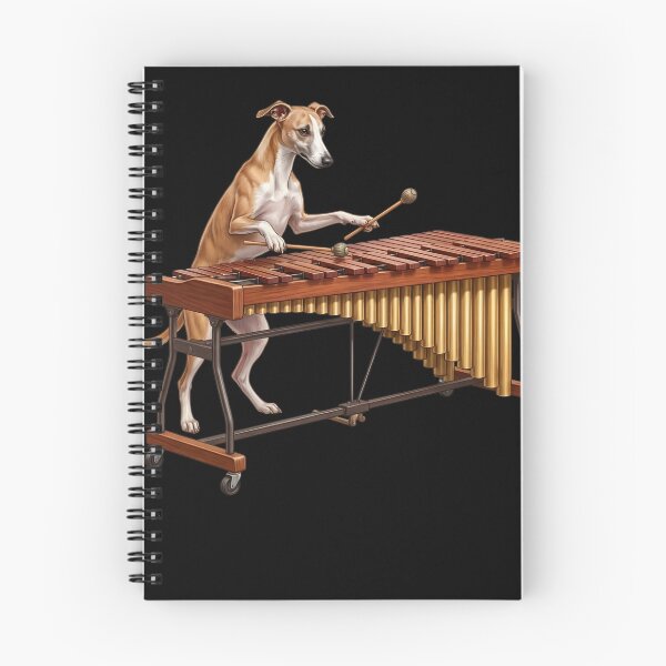 Item preview, Whippet Playing Marimba Player Marimbist Dog Lover designed and sold by TerryConnells.