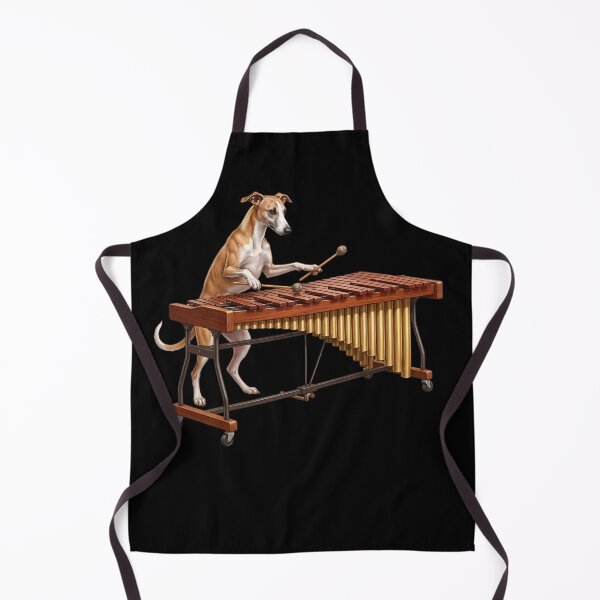 Item preview, Whippet Playing Marimba Player Marimbist Dog Lover designed and sold by TerryConnells.