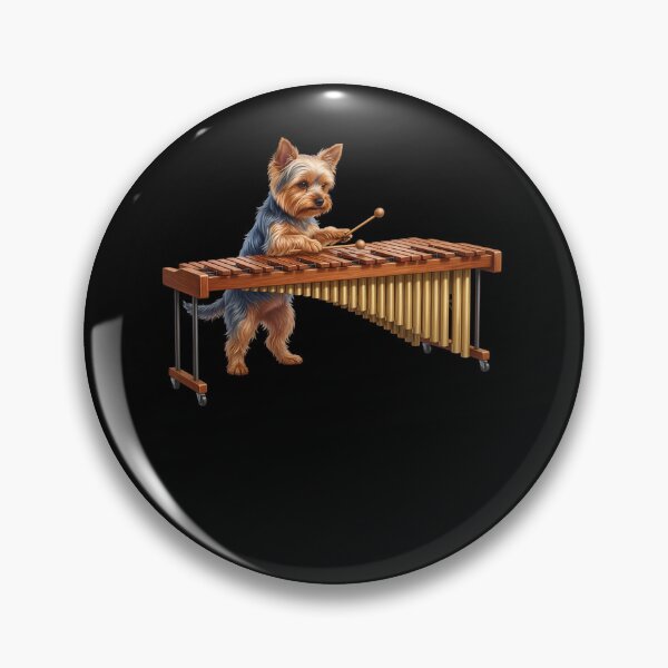 Item preview, Yorkshire Terrier Playing Marimba Player Marimbist Dog Lover designed and sold by TerryConnells.
