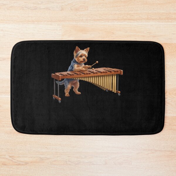 Item preview, Yorkshire Terrier Playing Marimba Player Marimbist Dog Lover designed and sold by TerryConnells.