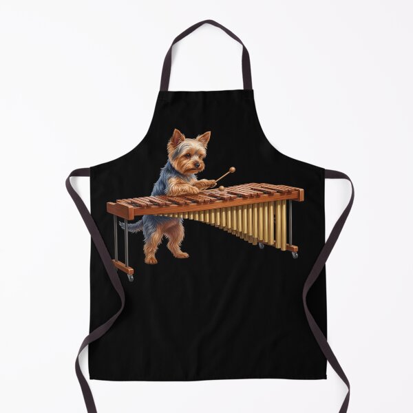 Item preview, Yorkshire Terrier Playing Marimba Player Marimbist Dog Lover designed and sold by TerryConnells.