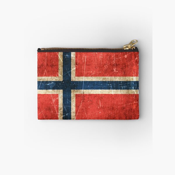 Item preview, Vintage Aged and Scratched Norwegian Flag designed and sold by JeffBartels.