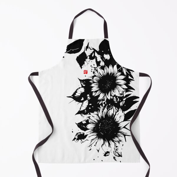 Item preview, Ink-black sunflower designed and sold by Lotus-Field.