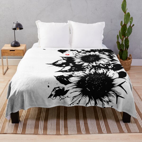 Item preview, Ink-black sunflower designed and sold by Lotus-Field.