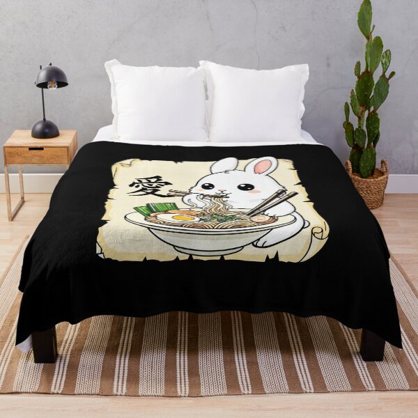 Item preview, Cute Bunny Ramen Kawaii Japanese Style Illustration designed and sold by titanlevi.