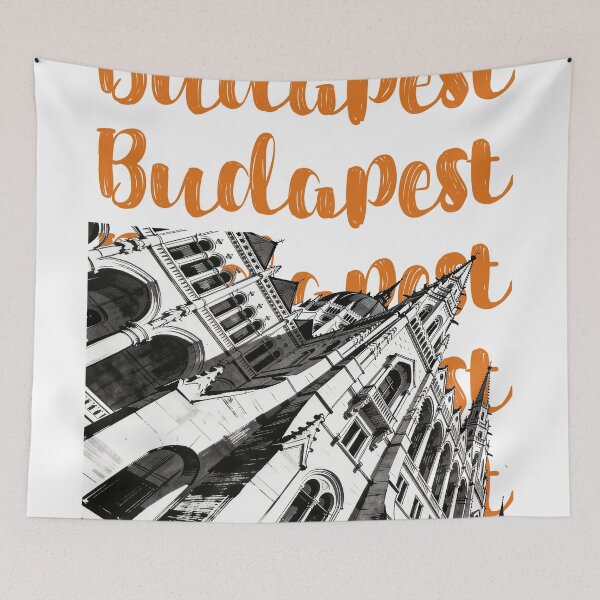 Item preview, Budapest, Hungary, Landmark Architecture Travel Art designed and sold by Wanderful-roads.