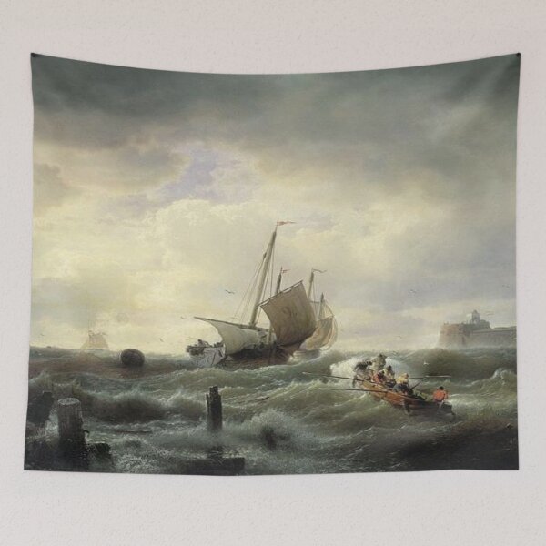Item preview, Entrance To The Harbor Of Hellevoetsluis designed and sold by SharonTheFirst.