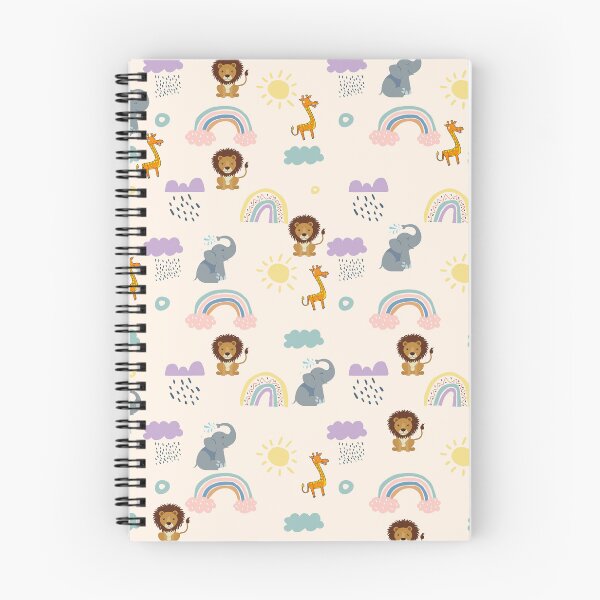 Item preview, Jungle Animals Pattern Lion Giraffe Elephant Kids Design designed and sold by DesignsVault.