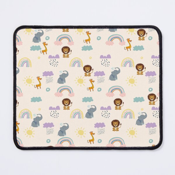 Item preview, Jungle Animals Pattern Lion Giraffe Elephant Kids Design designed and sold by DesignsVault.