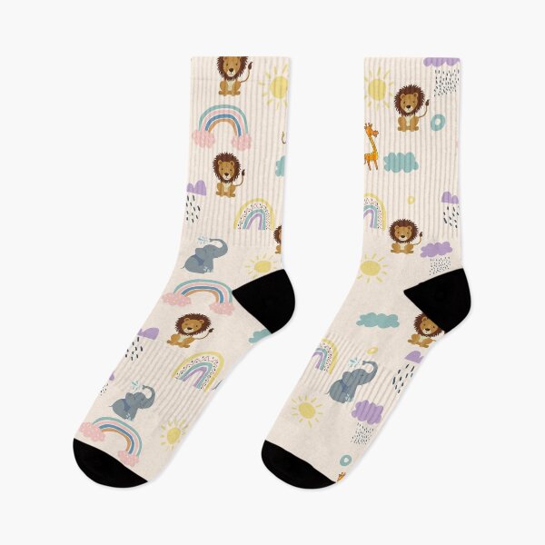 Item preview, Jungle Animals Pattern Lion Giraffe Elephant Kids Design designed and sold by DesignsVault.