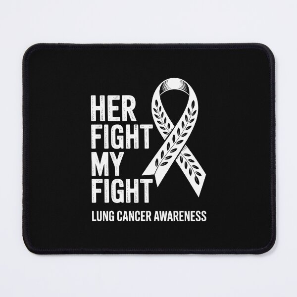 Item preview, Lung Cancer Awareness White Ribbon Carcinoma Patient designed and sold by EllenJast.