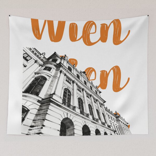 Item preview, Vienna, Austria, Landmark Architecture Travel Art designed and sold by Wanderful-roads.