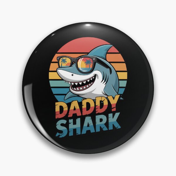 Item preview, Daddy Shark Shark for Dad Dad designed and sold by HellD3vil-Art.