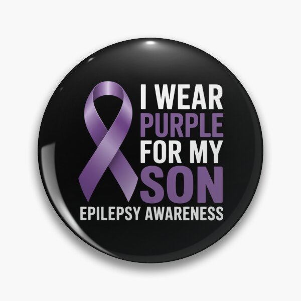 Item preview, I Wear Purple for My Son Epilepsy Awareness Epilepsy Son designed and sold by EllenJast.