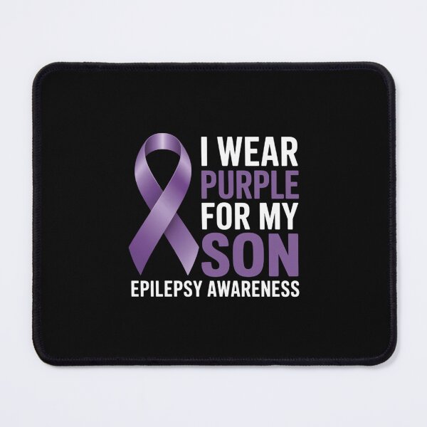 Item preview, I Wear Purple for My Son Epilepsy Awareness Epilepsy Son designed and sold by EllenJast.