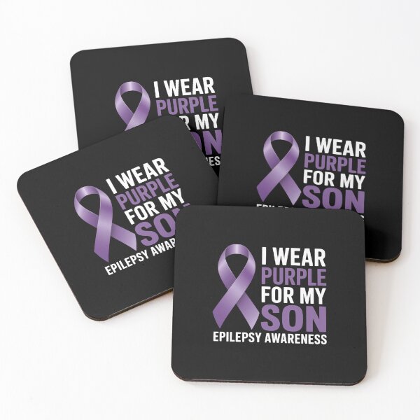 Item preview, I Wear Purple for My Son Epilepsy Awareness Epilepsy Son designed and sold by EllenJast.