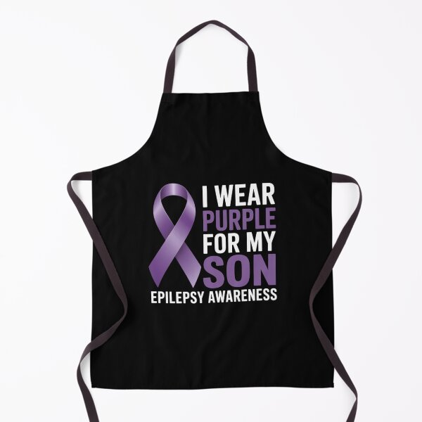 Item preview, I Wear Purple for My Son Epilepsy Awareness Epilepsy Son designed and sold by EllenJast.