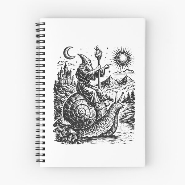 Item preview, Medieval Snail Rider Renaissance Fantasy designed and sold by Blok45.