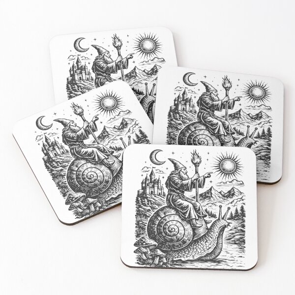 Item preview, Medieval Snail Rider Renaissance Fantasy designed and sold by Blok45.