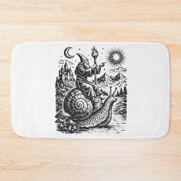Item preview, Medieval Snail Rider Renaissance Fantasy designed and sold by Blok45.