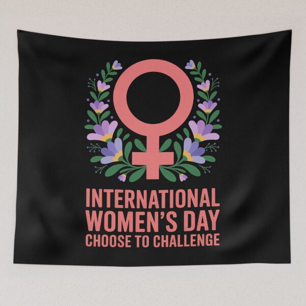 Item preview, International Women's Day Choose To Challenge Flowers designed and sold by EllenJast.