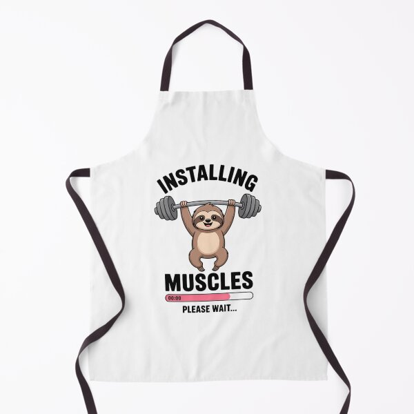 Item preview, Installing Muscles Sloth Weight Lifting Fitness Motivation designed and sold by EllenJast.
