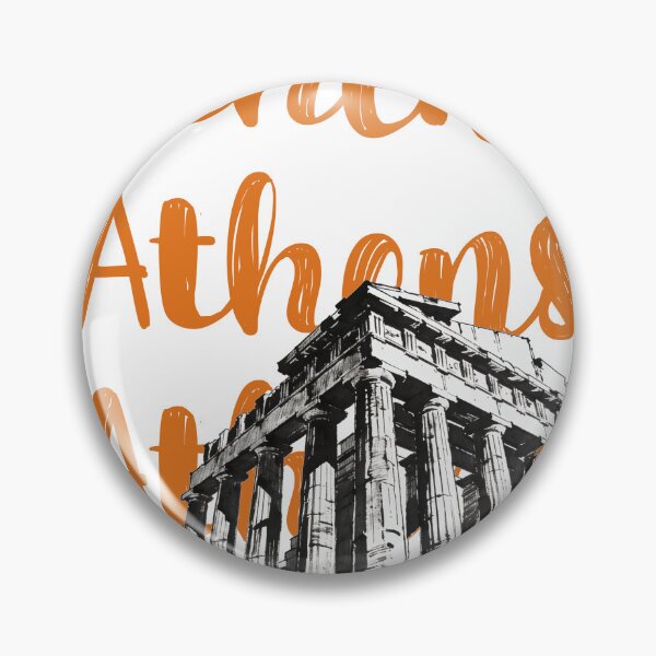 Item preview, Athens, Greece, Landmark Architecture Travel Art designed and sold by Wanderful-roads.
