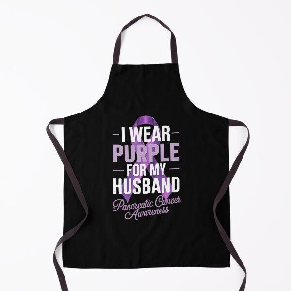 Item preview, I Wear Purple For My Husband Pancreatic Cancer Awareness designed and sold by EllenJast.