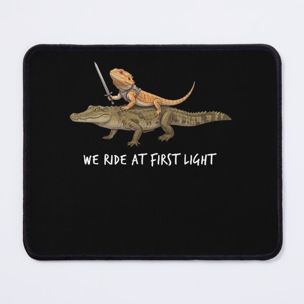 Item preview, We Ride at First Light Funny Bearded Dragon Crocodile Animal Lover designed and sold by TerryConnells.
