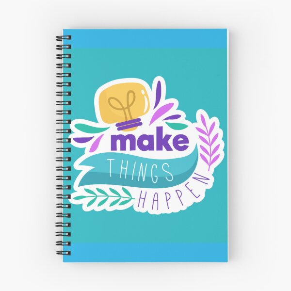Item preview, Make Things Happen Motivational Quote – Creative Mindset Sticker designed and sold by PRFashions.