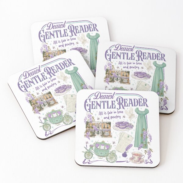 Item preview, Dearest Gentle Reader, Historical Drama Romance Reader designed and sold by HappyHedgeTees.