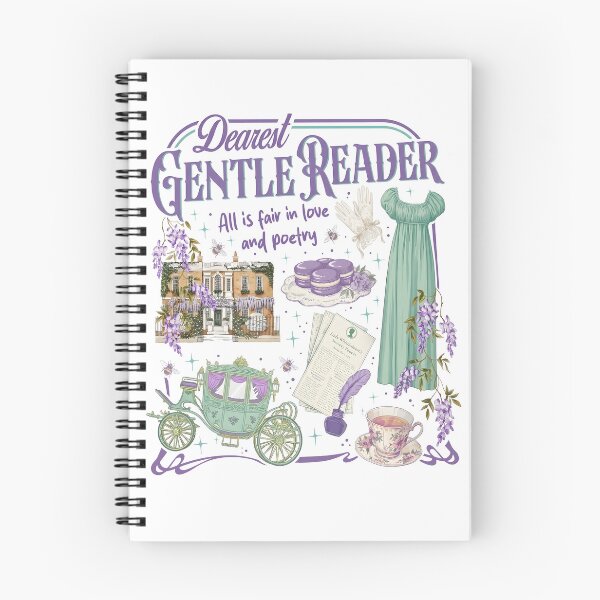 Item preview, Dearest Gentle Reader, Historical Drama Romance Reader designed and sold by HappyHedgeTees.