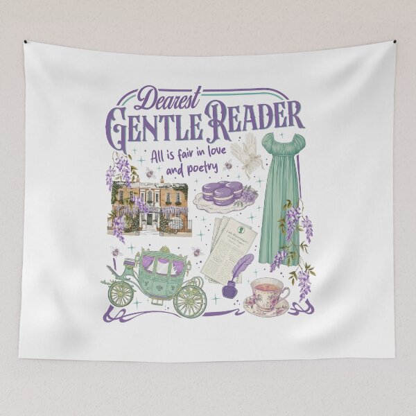 Item preview, Dearest Gentle Reader, Historical Drama Romance Reader designed and sold by HappyHedgeTees.