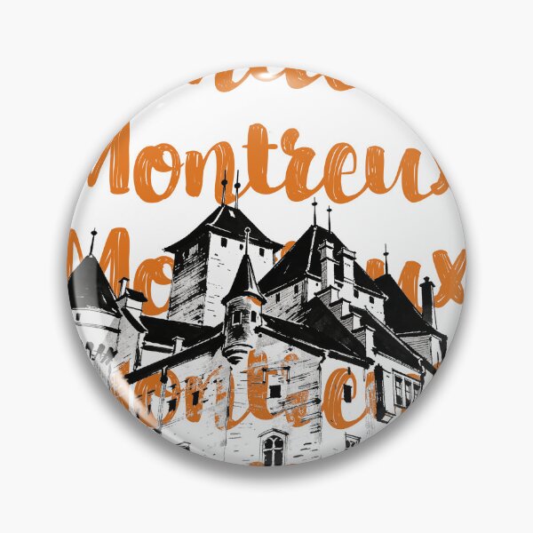 Item preview, Montreux, Switzerland, Landmark Architecture Travel Art designed and sold by Wanderful-roads.