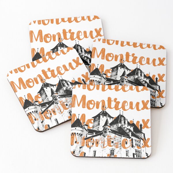 Item preview, Montreux, Switzerland, Landmark Architecture Travel Art designed and sold by Wanderful-roads.