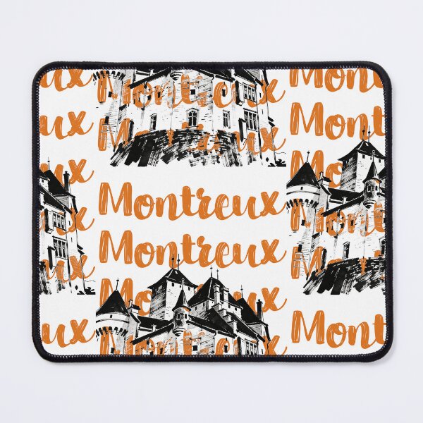 Item preview, Montreux, Switzerland, Landmark Architecture Travel Art designed and sold by Wanderful-roads.