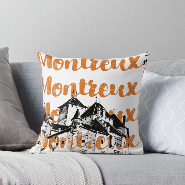 Item preview, Montreux, Switzerland, Landmark Architecture Travel Art designed and sold by Wanderful-roads.