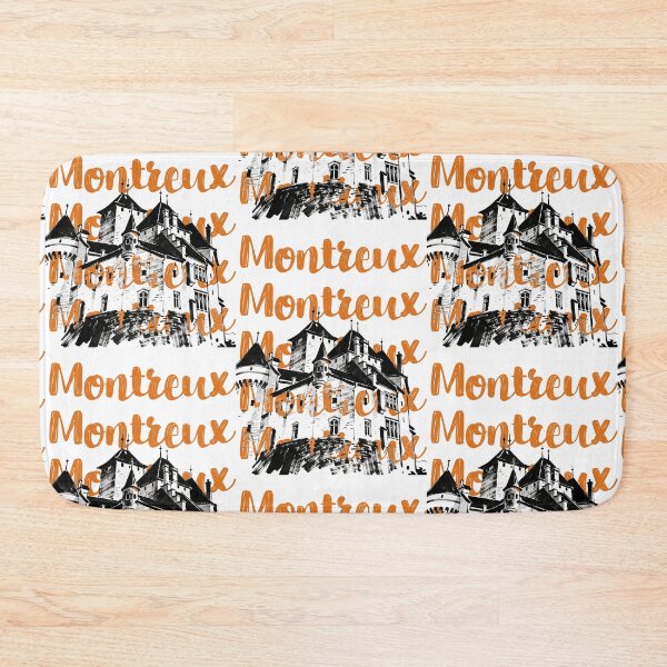 Item preview, Montreux, Switzerland, Landmark Architecture Travel Art designed and sold by Wanderful-roads.