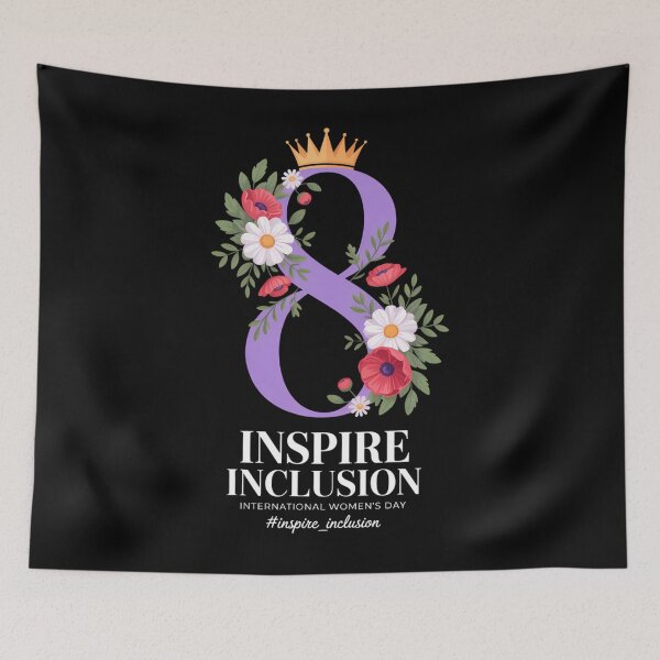 Item preview, Inspire Inclusion 8 March International Women's Day Purple designed and sold by EllenJast.