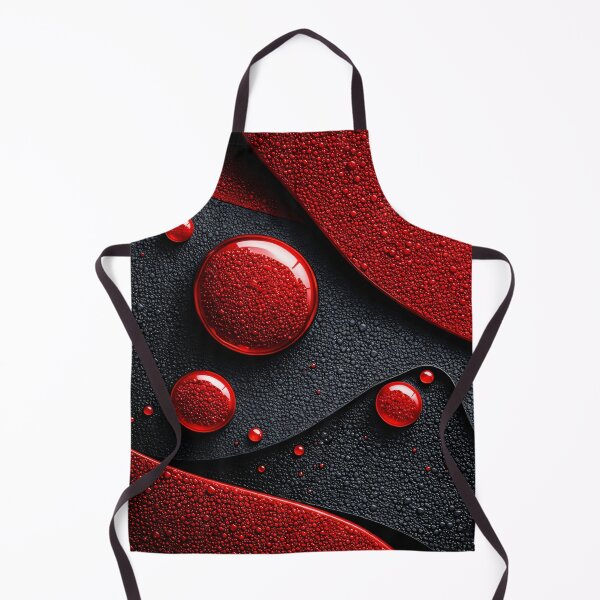 Item preview, Bold Red and Black Liquid Abstract Bubble Design designed and sold by Kaleidoscope Print.