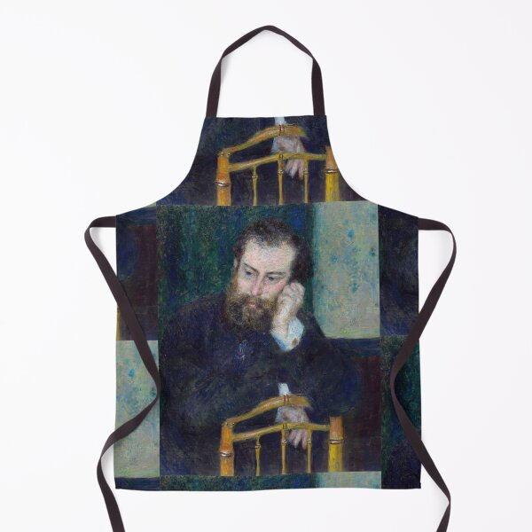 Item preview, Alfred Sisley by Pierre-Auguste Renoir: Moody Impressionist Portrait Poster designed and sold by artofuniverse.