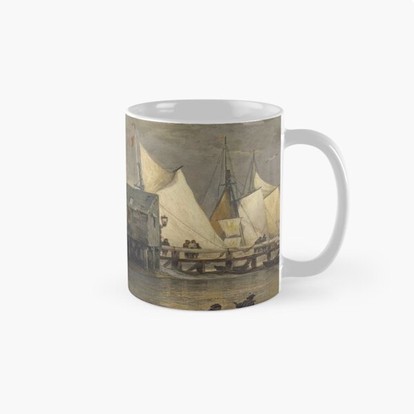 Item preview, Jetty with sailing boats designed and sold by SharonTheFirst.