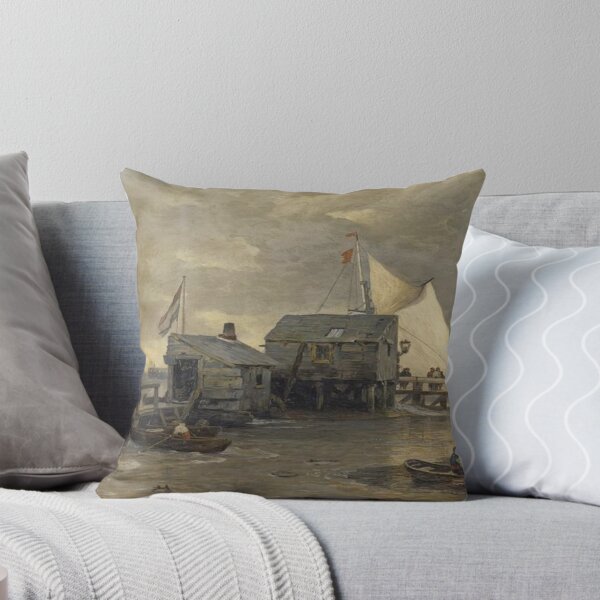 Item preview, Jetty with sailing boats designed and sold by SharonTheFirst.