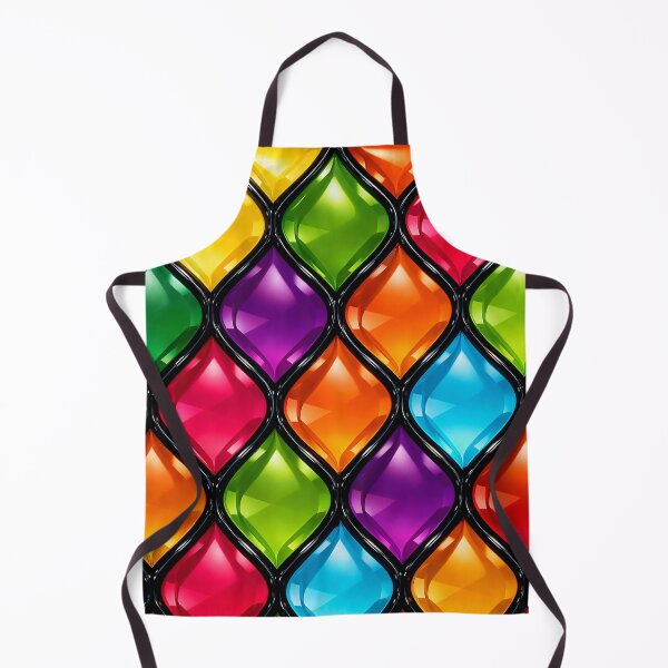 Item preview, Vibrant Rainbow Jewel Pattern Glossy Gem Abstract designed and sold by Kaleidoscope Print.