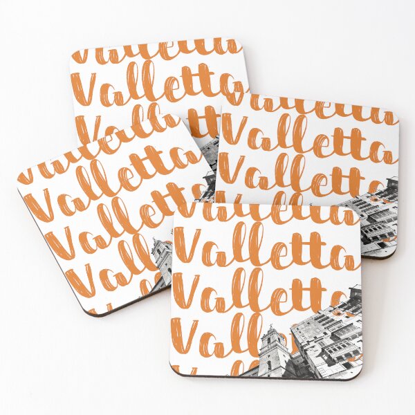 Item preview, Valletta, Malta, Landmark Architecture Travel Art designed and sold by Wanderful-roads.