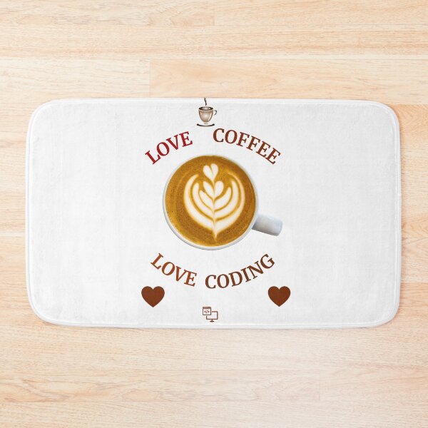 Item preview, LOVE COFFEE LOVE CODING  QUOTED  PRODUCTS FOR  PROGRAMMERS designed and sold by Brewgoodness.